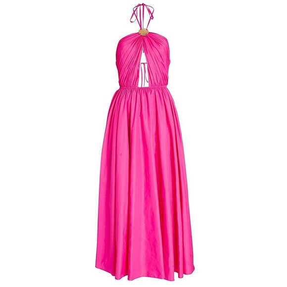 NWT. $495 Staud  Dress in Recycled Nylon SZ 6 pink - Picture 14 of 14